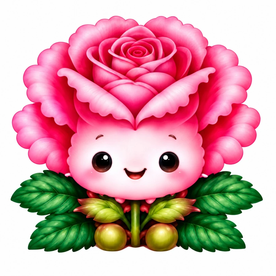 Rose herbal friend character